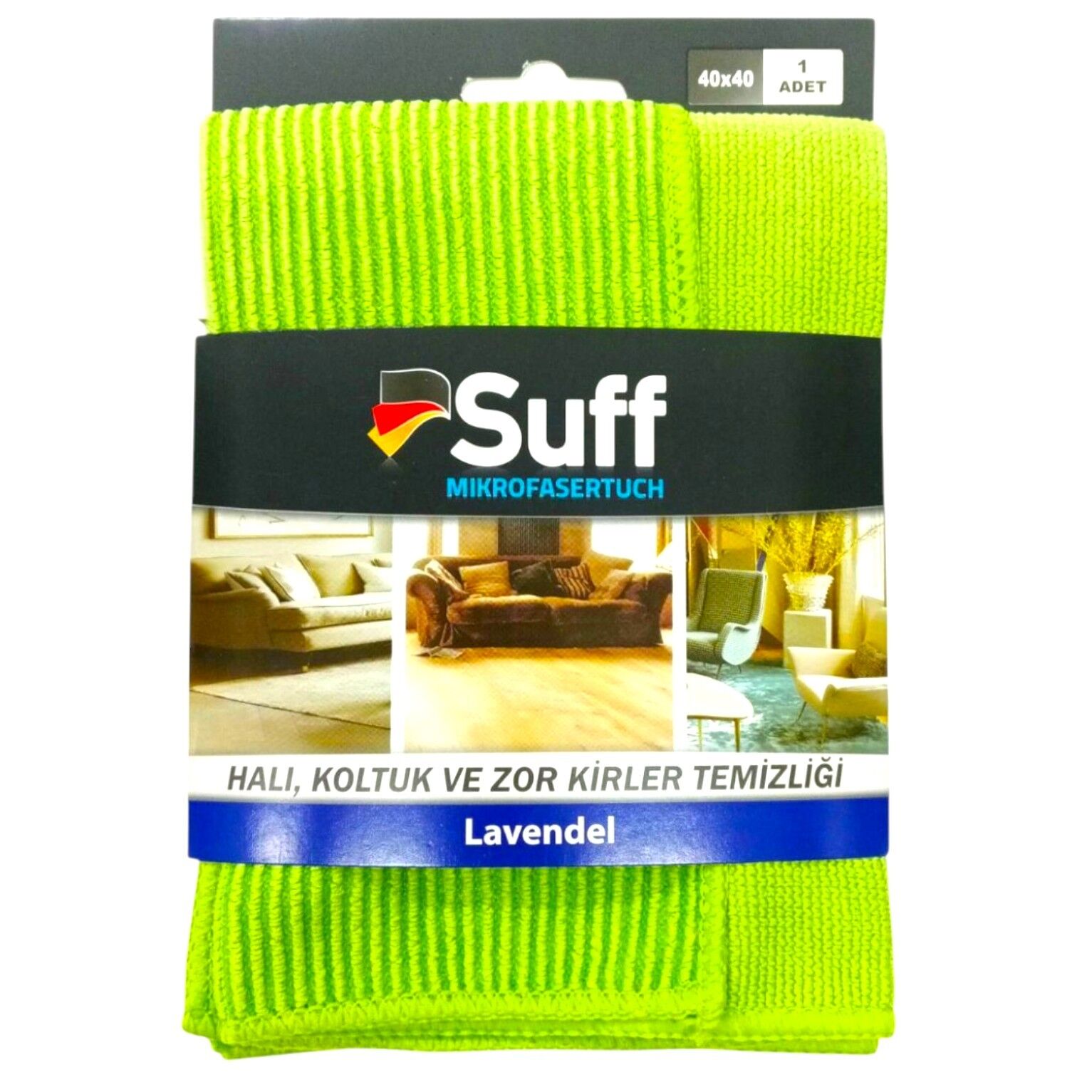 Suff Levandel Halı Koltuk ve Zor Kir Bezi Yeşil