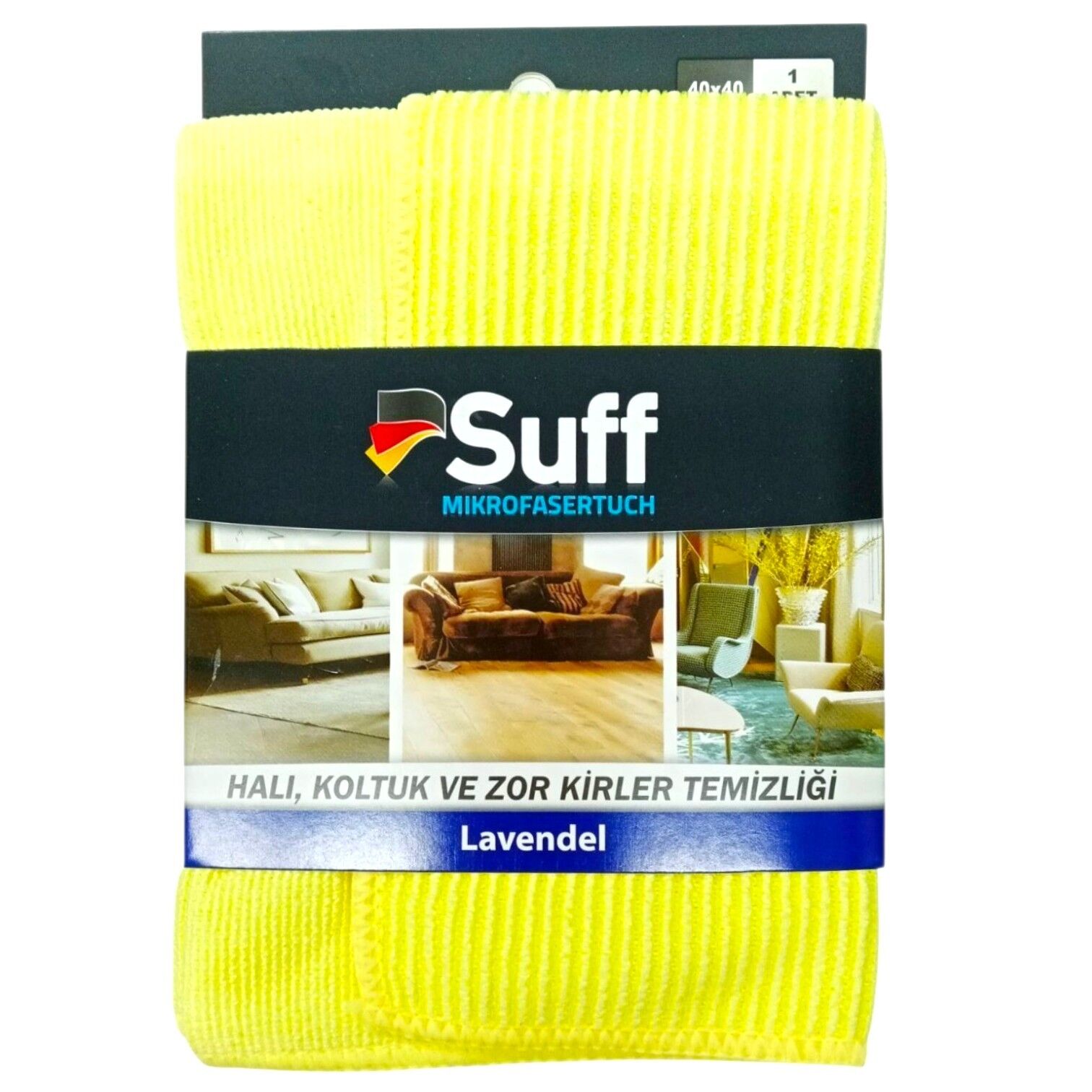 Suff Levandel Halı Koltuk ve Zor Kir Bezi Sarı