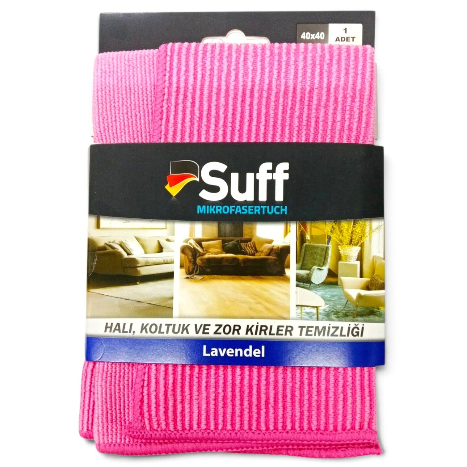 Suff Levandel Halı Koltuk ve Zor Kir Bezi Pembe