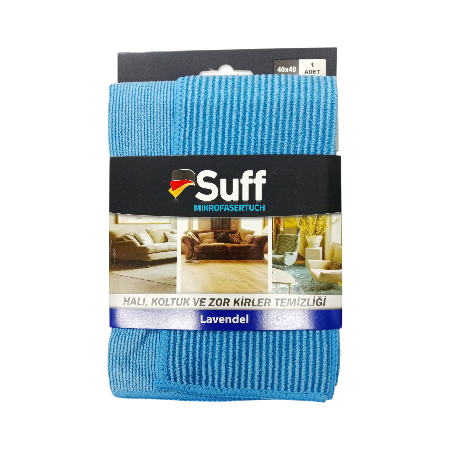 Suff Levandel Halı Koltuk ve Zor Kir Bezi Mavi