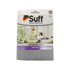 Suff Menekşe Mikrofiber Waffle Kurulama Bezi Gri