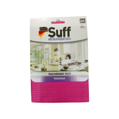 Suff Menekşe Mikrofiber Waffle Kurulama Bezi Pembe
