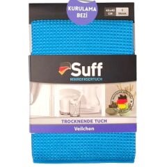 Suff Menekşe Mikrofiber Waffle Kurulama Bezi Mavi