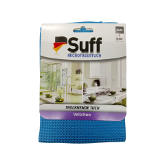 Suff Menekşe Mikrofiber Waffle Kurulama Bezi Mavi