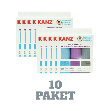 Kanz Sihirli Mikrofiber Bez (10 Paket)