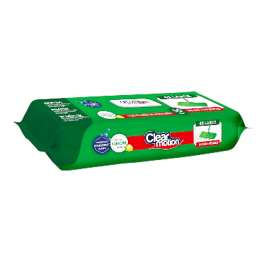 Clear Motion 4XL Yer Temizlik Havlusu Mop Uyumlu Limon 50 Adet