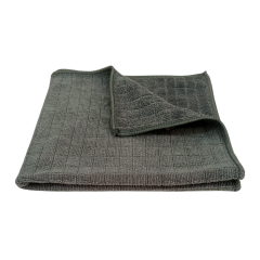 Silver Kareli Mikrofiber Genel Temizlik ve Tezgah Bezi Gri 40*40 cm 320 GSM
