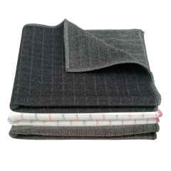 Silver Kareli Mikrofiber Genel Temizlik ve Tezgah Bezi 1 Adet, Zorkir Bezi 1 Adet, Silver Kurulama Bezi 1 Adet