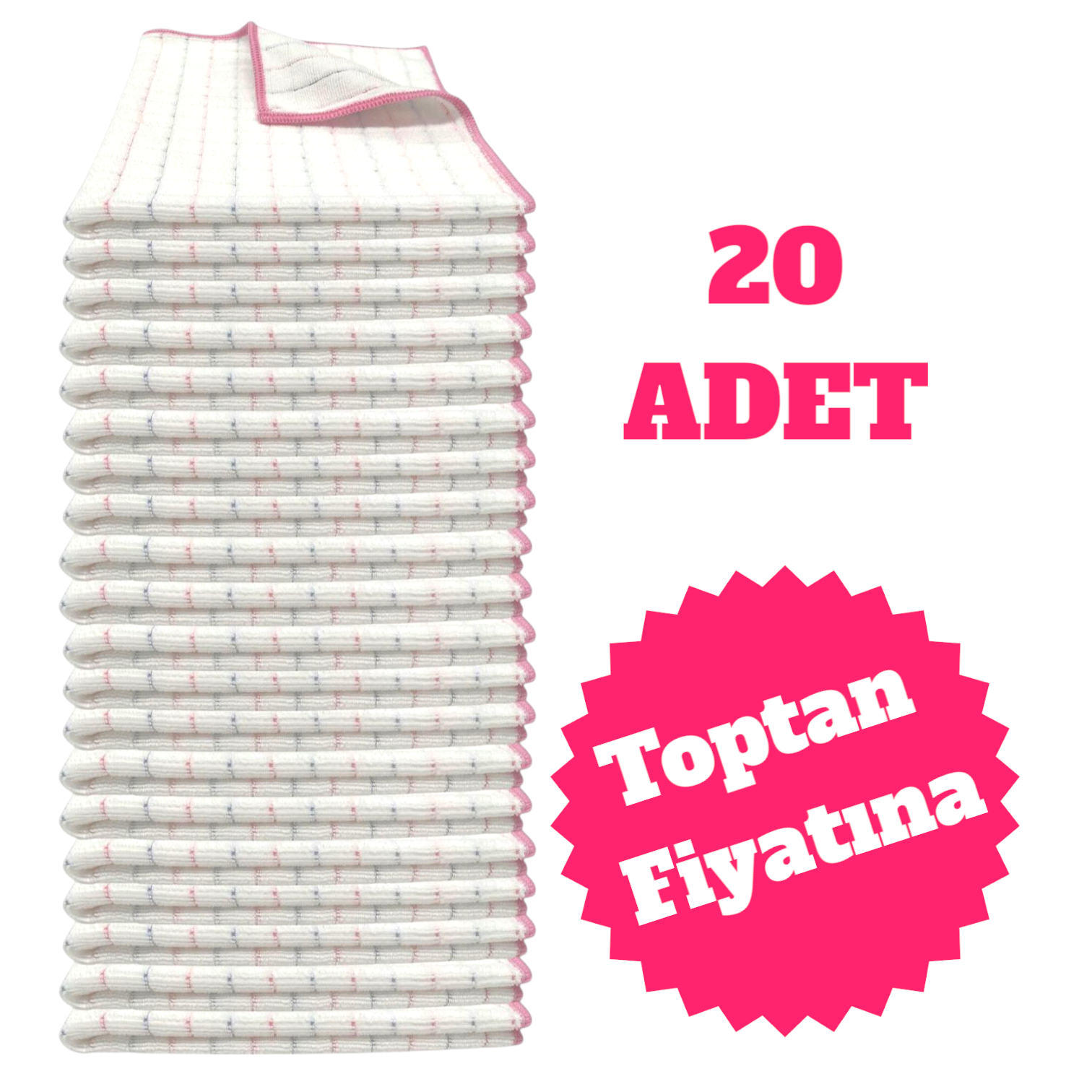 Silver Mikrofiber Kurulama Bezi (20 Adet)