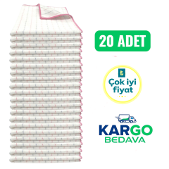Silver Mikrofiber Genel Temizlik ve Kurulama Bezi 40*40 cm 320 GSM (20 Adet)