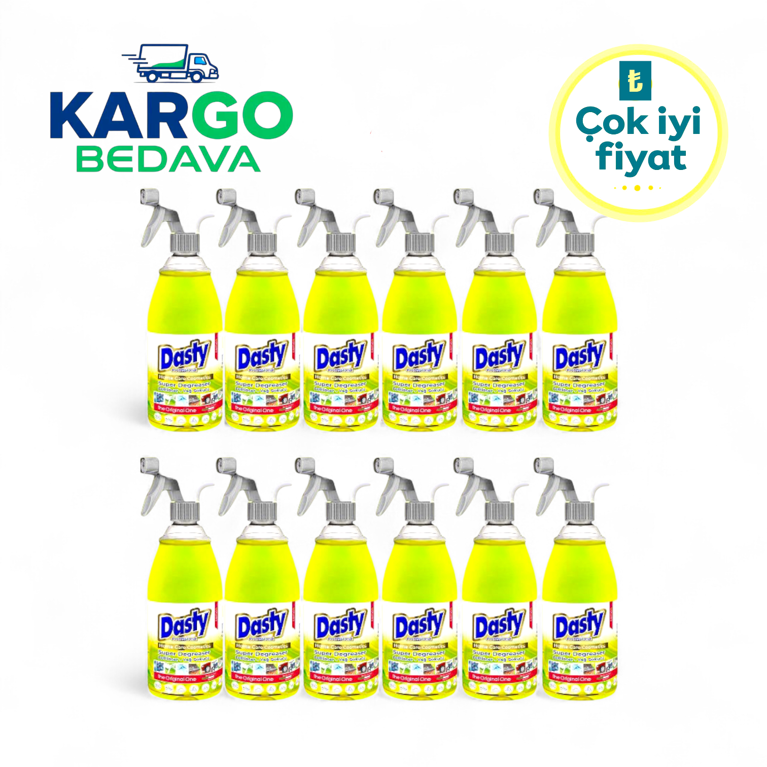 Dasty Yağ Sökücü 700 ml 12 Adet