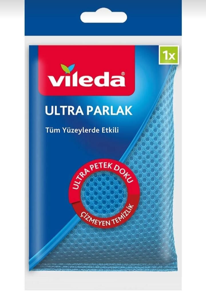 Vileda Ultra Parlak Bulaşık Süngeri mavi