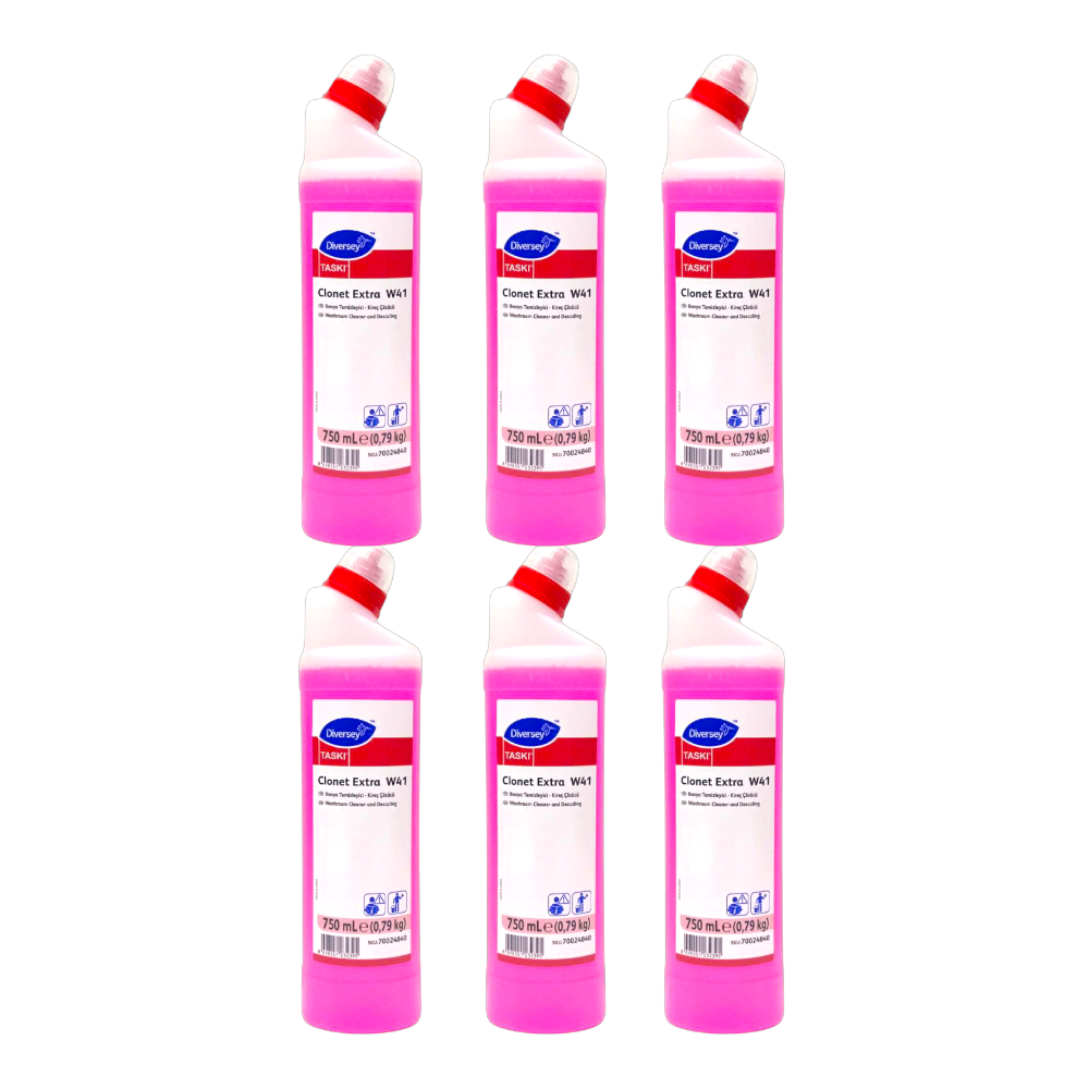 Diversey Clonet Extra W41 Kireç Sökücü 750 ml (6Adet)