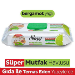Sleepy Easy Clean Süper Mutfak Havlusu 50 Adet Bergamot