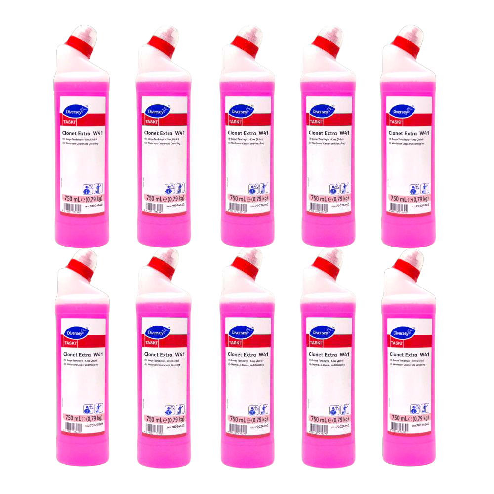 Diversey Clonet Extra W41 Kireç Sökücü 750 ml (10 Adet)