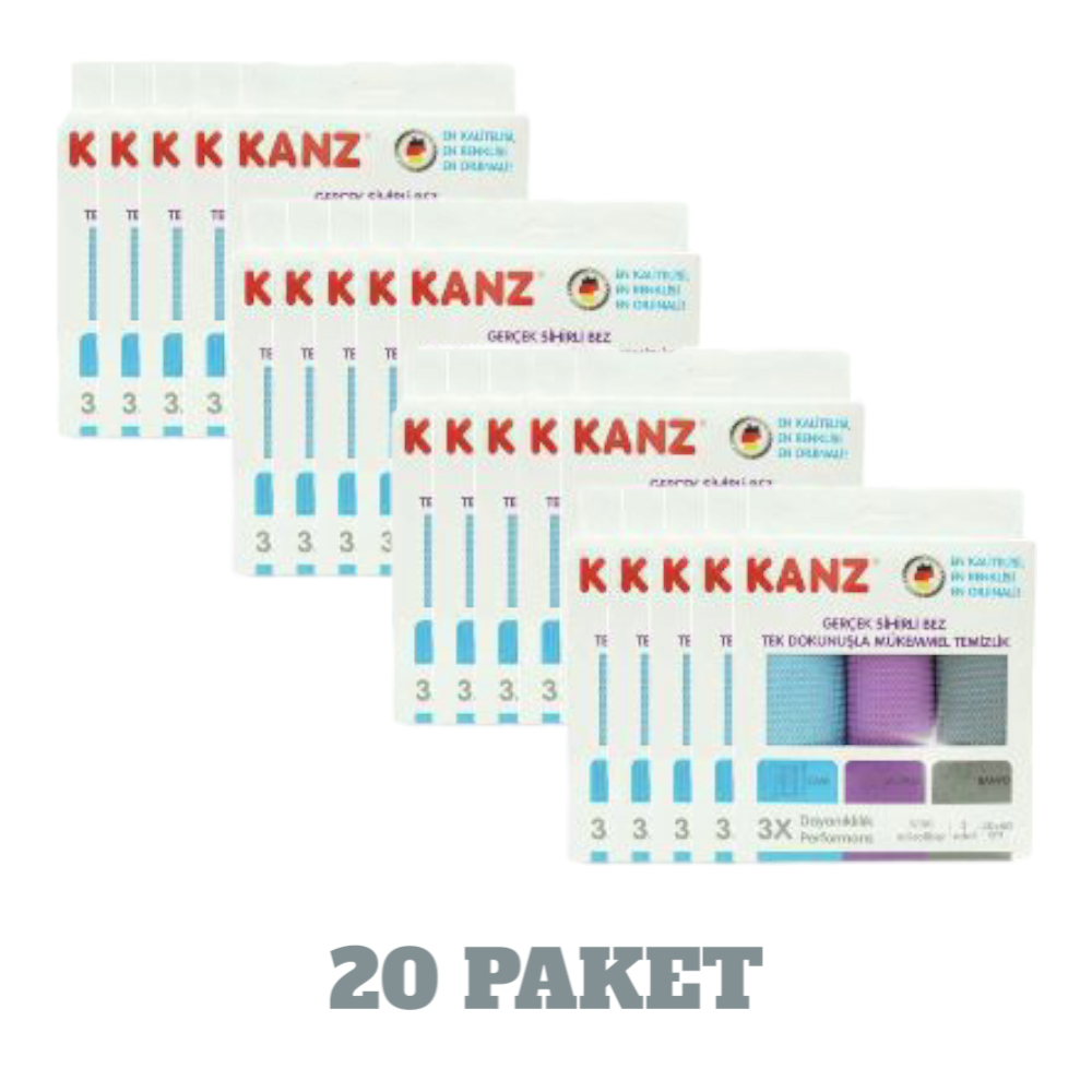 Kanz Sihirli Mikrofiber Bez (20 Paket)