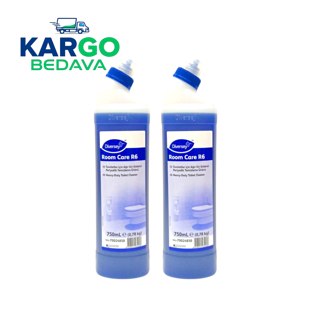 Diversey Room Care R6 WC Ağır Kir Giderici 750 ml (2 Adet)