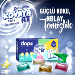 Dops Konsantre Suda Eriyen Parfümlü Yüzey Temizleyici (12 Paket)