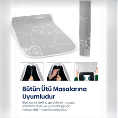 Silva Ütü Masası Kılıfı Gri