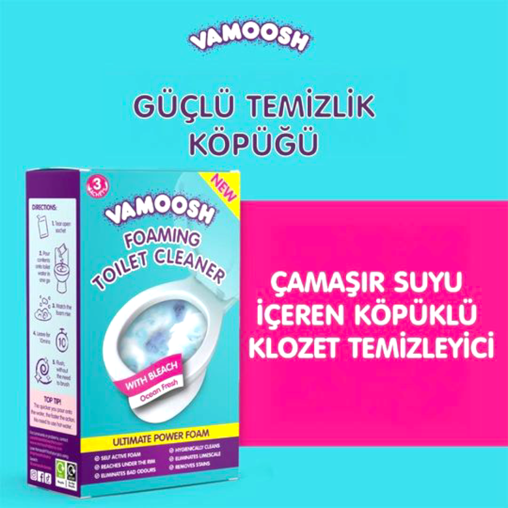 Vamoosh WC Köpük Temizleyici (3 PAKET)