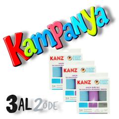 Kanz Sihirli Mikrofiber Bez 3'Lü Paket(3 Paket)