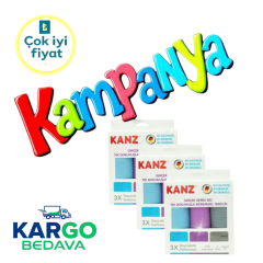 Kanz Sihirli Mikrofiber Bez 3'Lü Paket(3 Paket) Cam Bezi, Tezgah Bezi
