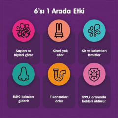 Vamoosh Çamaşır Makinesi Temizleyicisi Greyfurt