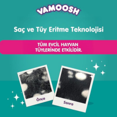 Vamoosh Evcil Hayvan Tüyü Temizleyicisi Toz Detejan (3 PAKET)