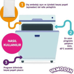 Vamoosh Bulaşık Makinesi Temizleyici Limon