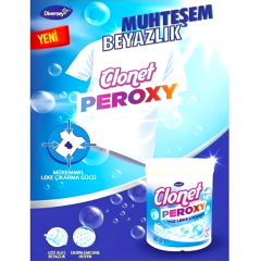 Clonet Peroxy Beyazlar İçin Toz Leke Çıkarıcı 500 gr (3 Adet)