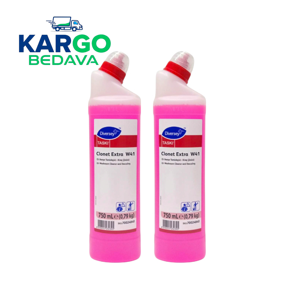 Diversey Clonet Extra W41 Kireç Sökücü 750 Ml (2 Adet)