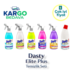 Dasty Elite Plus Temizlik Seti (Banyo, Derz ,Mutfak, Cam, Kireç, WC) 6 Adet