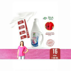 Ega Sıvı Çamaşır Seti, Renkliler (1 Adet) & Beyazlar (1 Adet) & Yumuşatıcı (1 Adet)