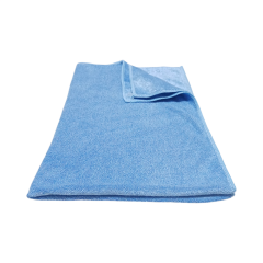 Silver Parlak Yüzey Mikrofiber Genel Temizlik ve Kurulama Bezi Mavi 50*70 cm 365 GSM