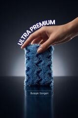 Ellesil Ultra Fiber Premium Bulaşık Süngeri Mavi
