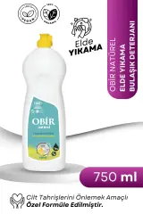 O Bir Naturel Organik Elde Bulaşık Deterjanı 750 ml