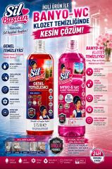 Sil Baştan Banyo & WC Temizleyici 1 lt (1Adet) Genel Temizleyici 575 ml (1Adet)