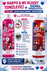 Sil Baştan Banyo & WC Temizleyici 1 lt (1Adet) Genel Temizleyici 575 ml (1Adet)