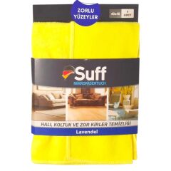 Suff Levandel Halı Koltuk ve Zor Kir Bezi Sarı 40x40 cm (Normal Telli)
