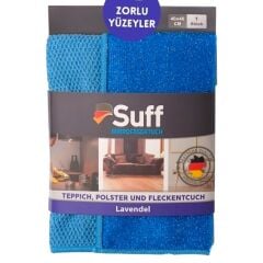 Suff Levandel Halı Koltuk ve Zor Kir Bezi Mavi 40x40 cm  (Yoğun Telli)