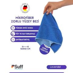 Suff Levandel Halı Koltuk ve Zor Kir Bezi Mavi (Yoğun Telli)