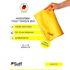 Suff Jasmin Toz ve Genel Temizlik Bezi Sarı 40x40 cm