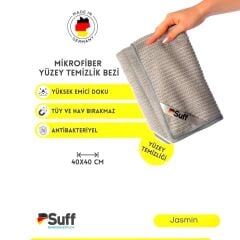 Suff Jasmin Toz ve Genel Temizlik Bezi Gri 40x40 cm