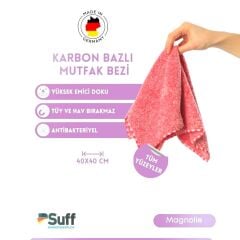Suff Magnolie Mutfak Bezi Pembe 40x40 cm