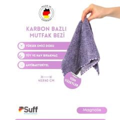 Suff Magnolie Mutfak Bezi Mor 40x40 cm