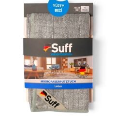 Suff Lotus Yüzey Temizlik Bezi Damalı Gri 40x40 cm