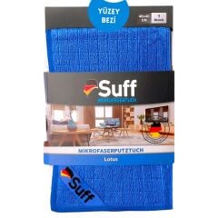 Suff Lotus Yüzey Temizlik Bezi Damalı Mavi 40x40 cm