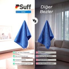 Suff Lotus Premium Yüzey Temizlik Bezi Mavi 40x40 cm