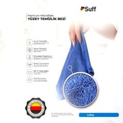 Suff Lotus Premium Yüzey Temizlik Bezi Mavi 40x40 cm