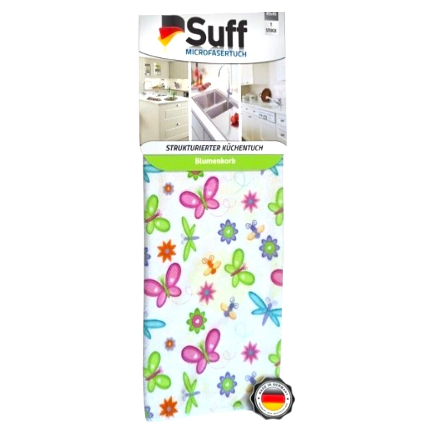 Suff Blumenkorb Mutfak Bezi Kelebek 40x40 cm